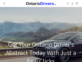 ontariodrivers.info homepage screenshot