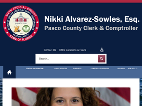 'pascoclerk.com' screenshot