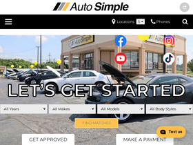'autosimple.com' screenshot