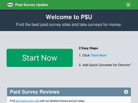 'paidsurveyupdate.com' screenshot
