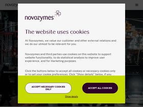 'novozymes.com' screenshot