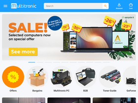 'multitronic.fi' screenshot