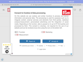 'prym.de' screenshot