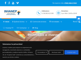 'invanep.com' screenshot