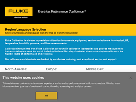 'flukecal.com' screenshot