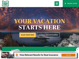 'visitoregon.com' screenshot