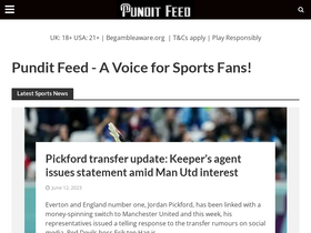 'punditfeed.com' screenshot