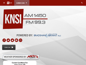 'knsiradio.com' screenshot