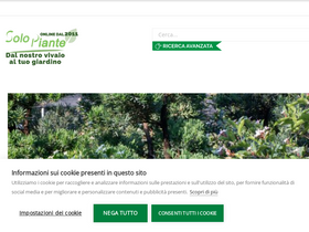'solopiante.it' screenshot