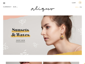 aliquo.ie homepage screenshot
