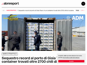 'abmreport.it' screenshot
