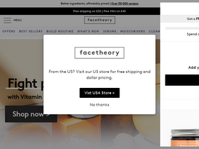 'facetheory.com' screenshot