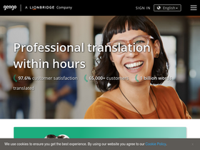 'gengo.com' screenshot