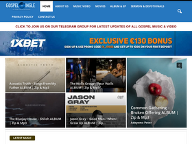 'gospeljingle.com' screenshot