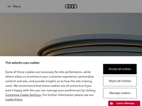 'audi.ie' screenshot