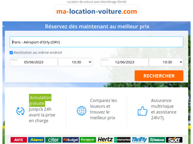 'ma-location-voiture.com' screenshot
