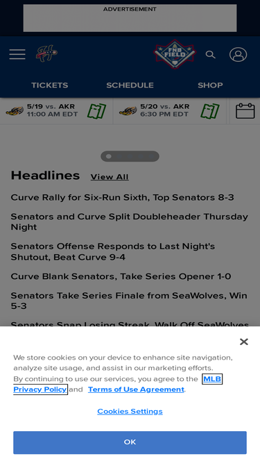 senatorsbaseball.com