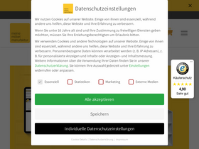 'meine-moebelmanufaktur.de' screenshot