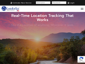 'landairsea.com' screenshot