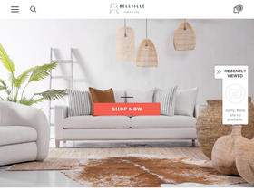 Bellville Furniture website screenshot