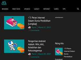 'mkomsel.com' screenshot