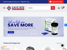 'saveritemedical.com' screenshot