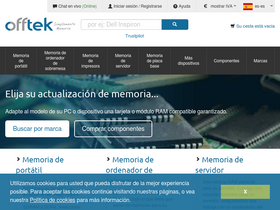 'offtek.es' screenshot