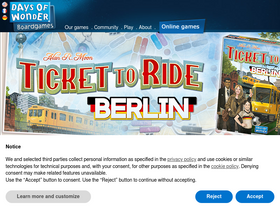 'daysofwonder.com' screenshot