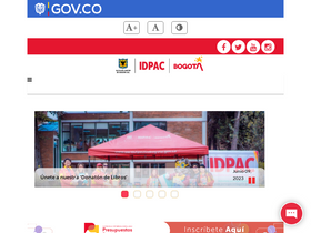 'participacionbogota.gov.co' screenshot