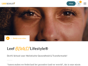 'leefbewust.nu' screenshot