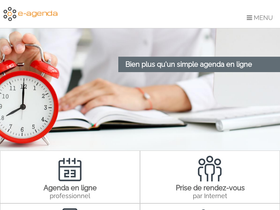 'e-agenda.fr' screenshot