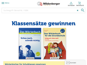 'mildenberger-verlag.de' screenshot