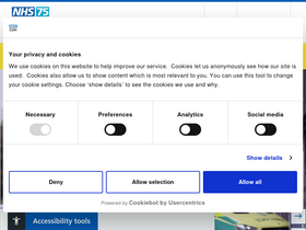 'cuh.nhs.uk' screenshot