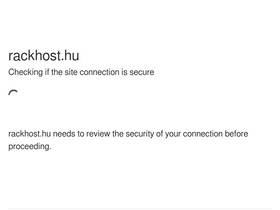 'rackhost.hu' screenshot