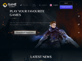 Gamecoast.org website image