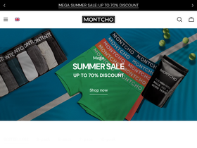 Montcho homepage screenshot