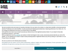 'humorenserie.com' screenshot