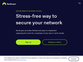 'nordlayer.com' screenshot