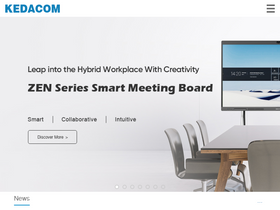 'kedacom.com' screenshot