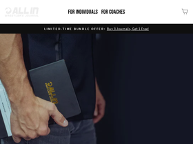 ALL IN WRESTLER`S JOURNALS website screenshot