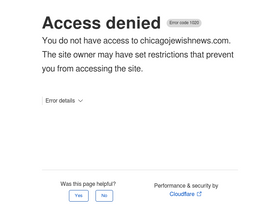 'chicagojewishnews.com' screenshot