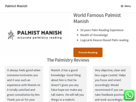 'palmistindian.com' screenshot