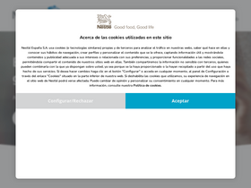 'nestlefamilyclub.es' screenshot