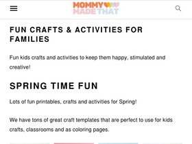 'mommymadethat.com' screenshot