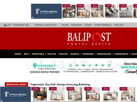 'balipost.com' screenshot