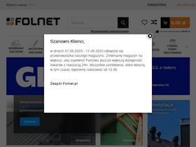 'folnet.pl' screenshot