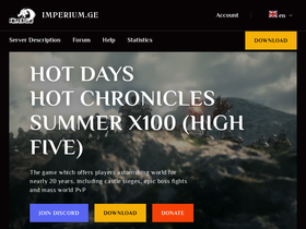 Imperium.ge website image