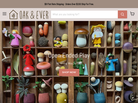 oakandever.com homepage screenshot