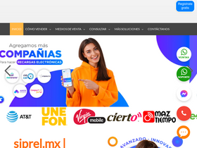 'siprel.mx' screenshot