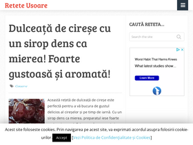 'retete-usoare.info' screenshot